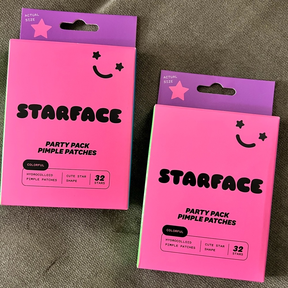 🆕 STARFACE - Party Pack Colored Stars ⭐️- Pack of 2
